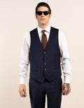 Hire Curtis Navy Waistcoat