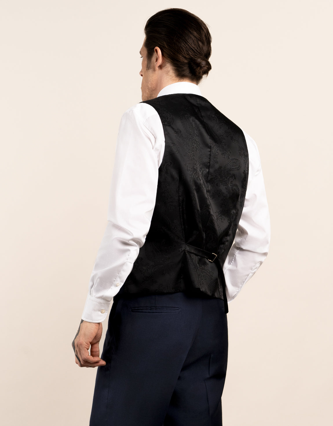 Hire Curtis Navy Waistcoat