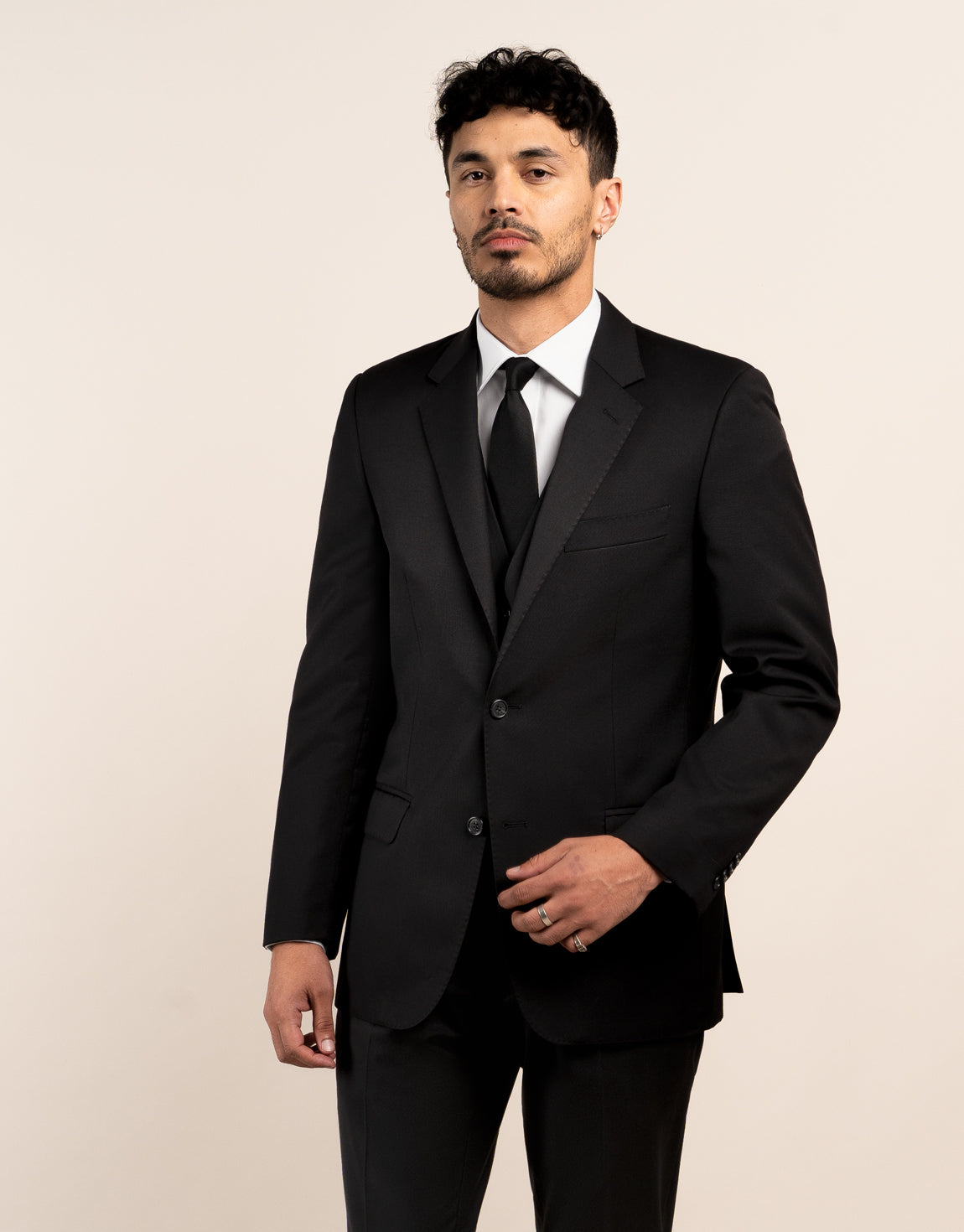 Hire Taylor Black Suit Jacket