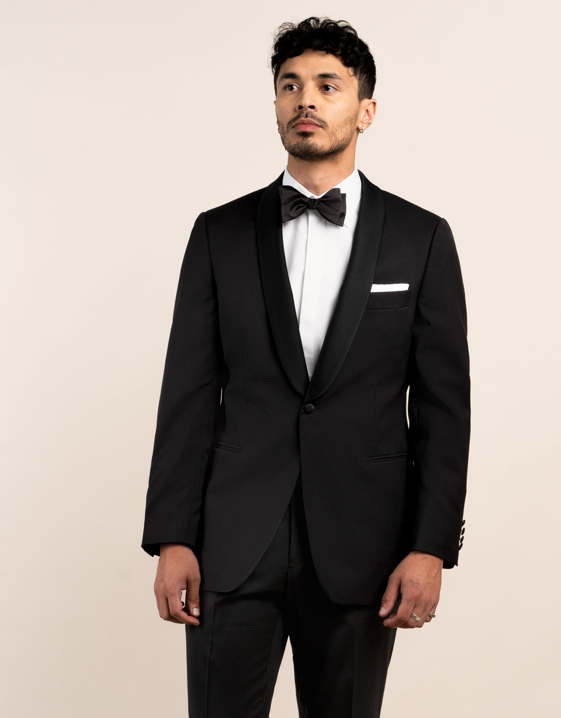 Hire Bogart Black Dinner Suit Jacket