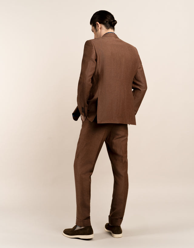 Hawker Tobacco Linen Blend Suit