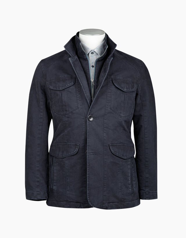 Malone Navy Field Jacket