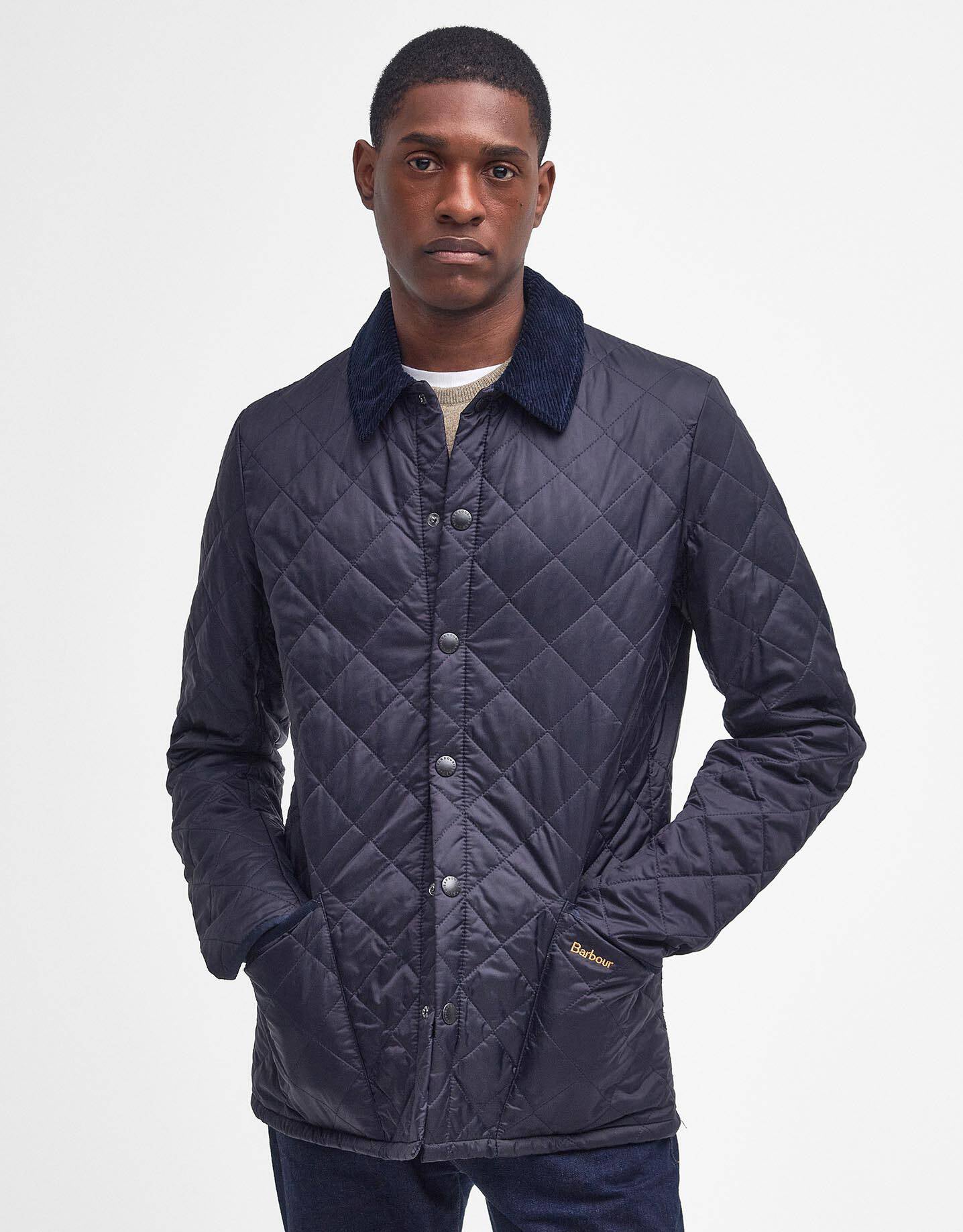 Barbour Heritage Liddesdale Navy Quilted Jacket