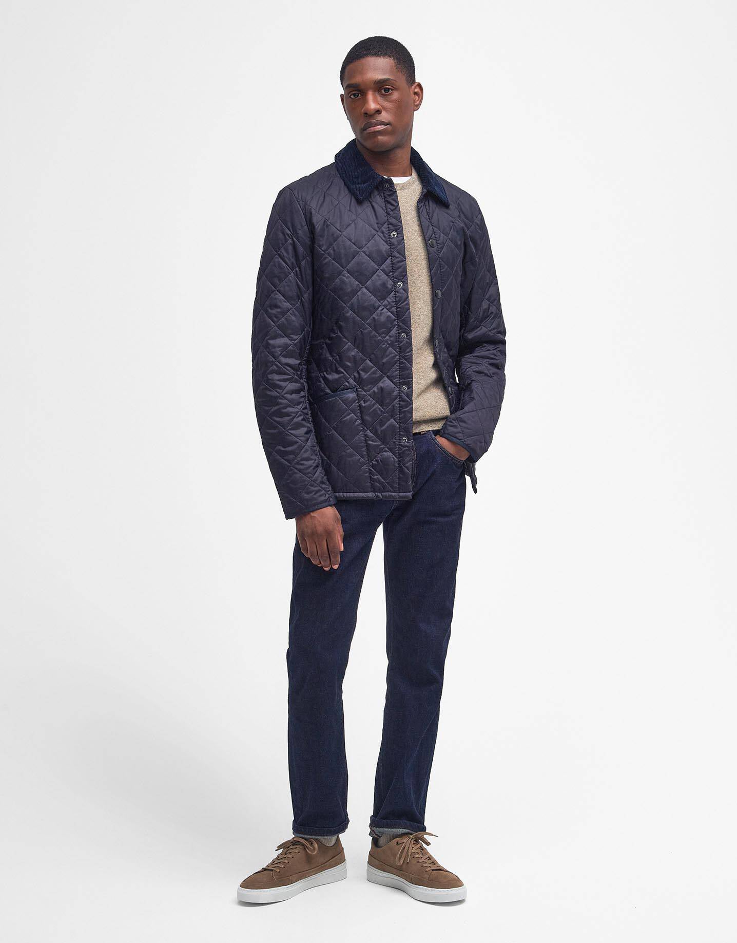 Barbour Heritage Liddesdale Navy Quilted Jacket