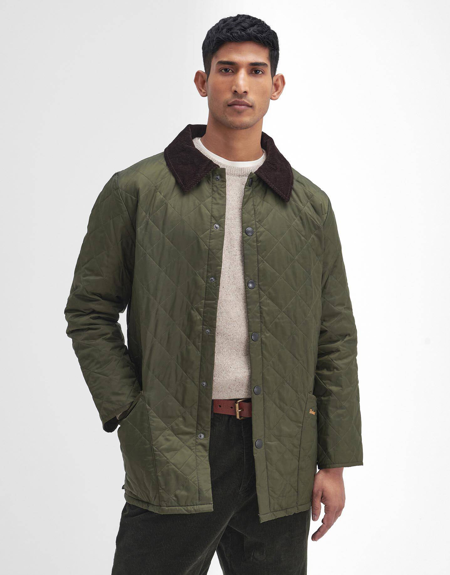 Barbour Heritage Liddesdale Olive Quilted Jacket