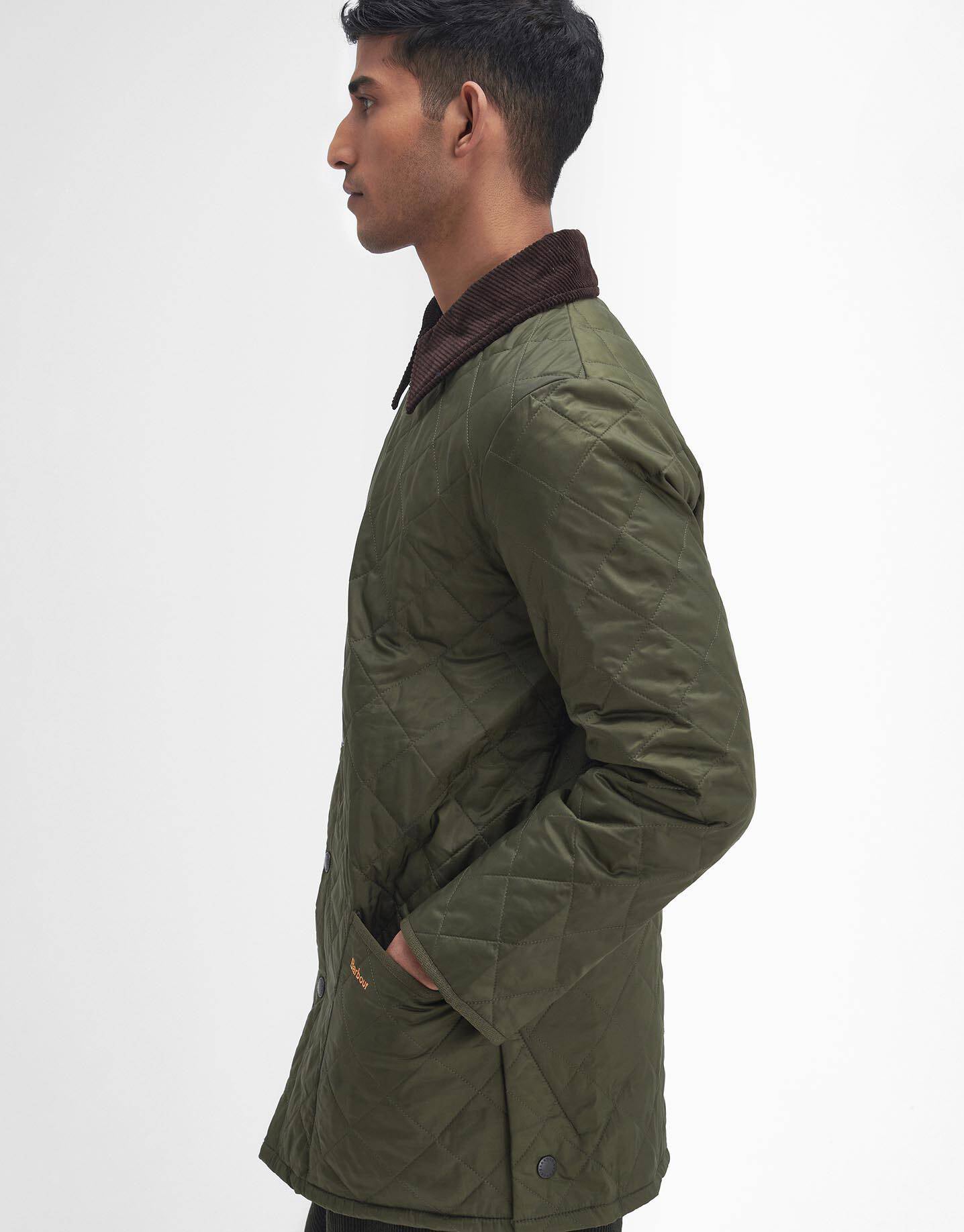 Barbour Heritage Liddesdale Olive Quilted Jacket