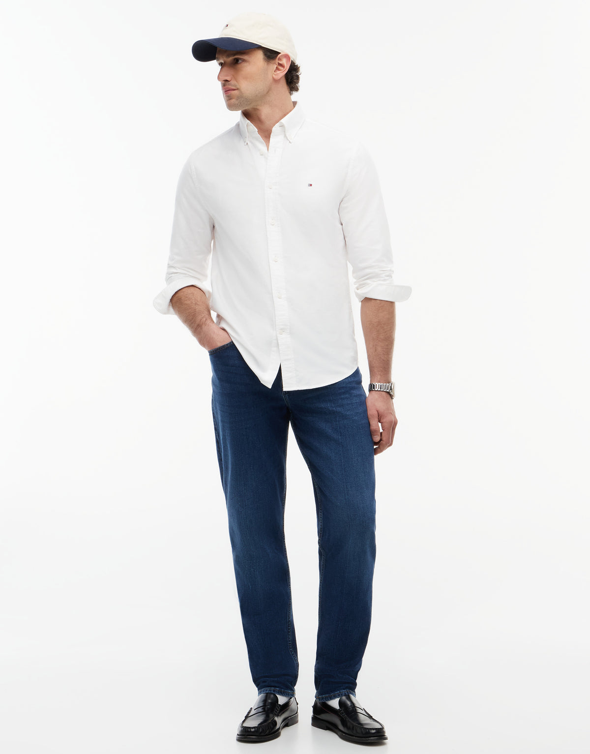 Tommy Hilfiger Heritage Regular Fit Optic White Oxford Shirt