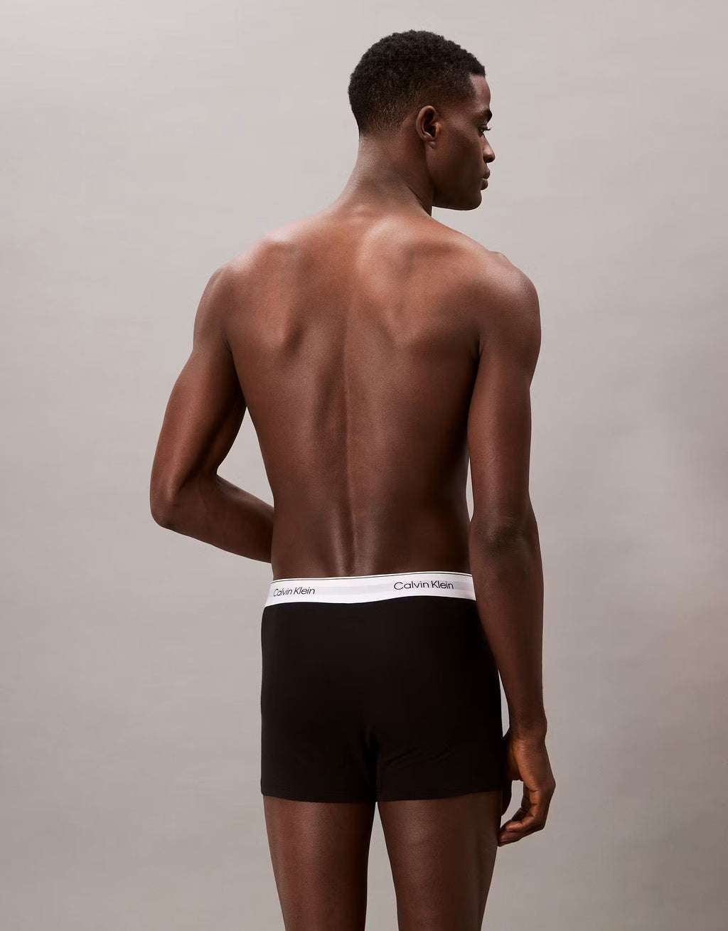 Calvin Klein Icon Cotton Stretch 3pk Black Relaxed Trunks