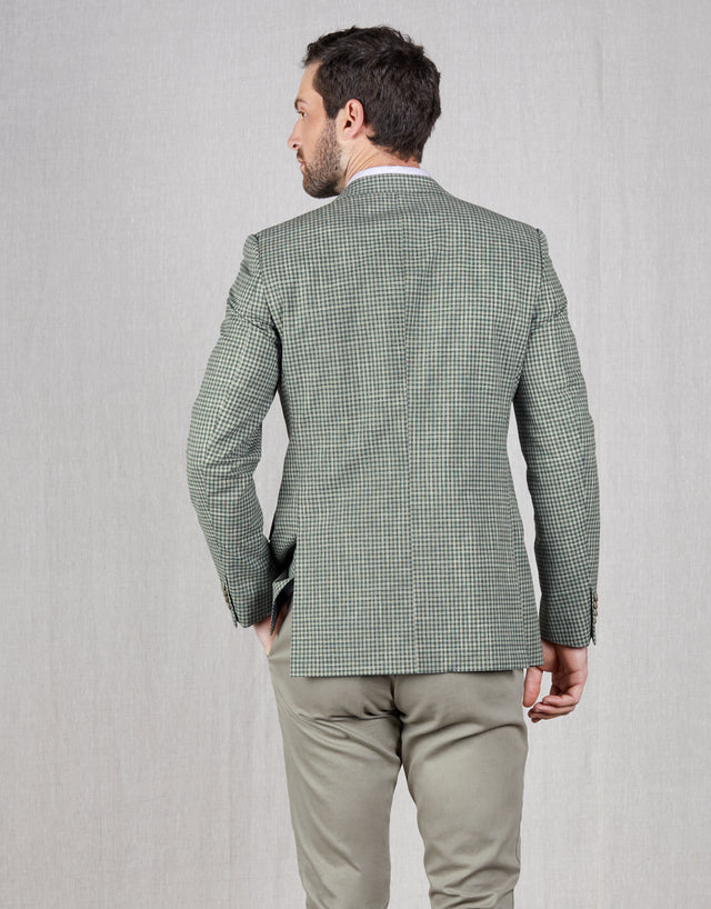 Hawker Green Guncheck Blazer