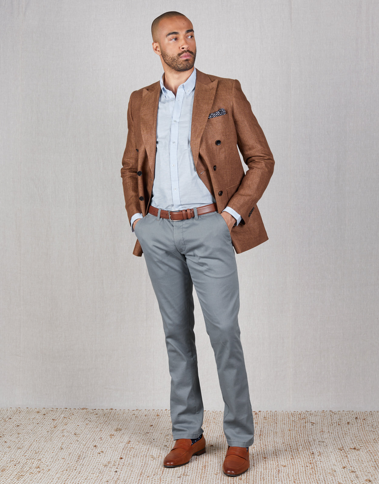 Soho Light Blue Chinos