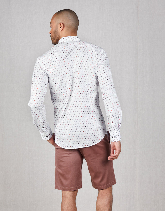 Ohope Heart Print Shirt