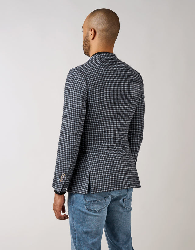 Hawker Blue Guncheck Blazer