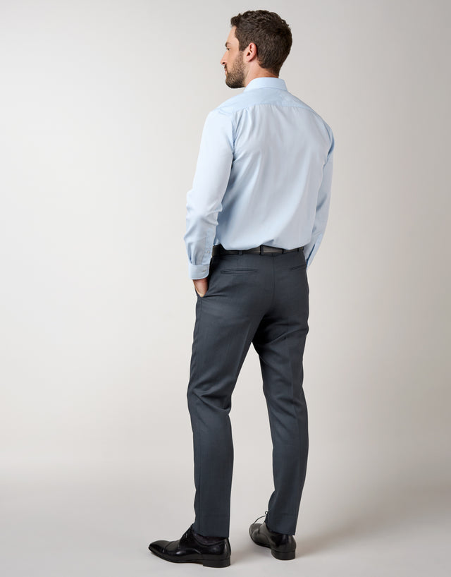 Lotus Navy Birdseye Suit Trouser