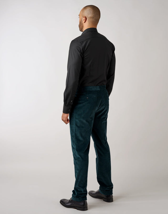 Evans Petrol Blue Corduroy Trouser