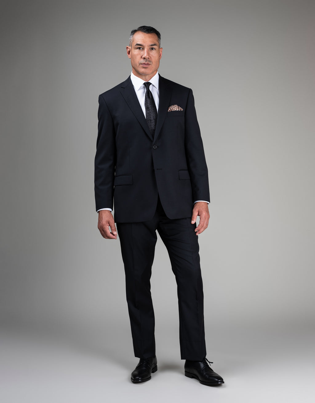 Hollywood Black Twill Suit Trouser