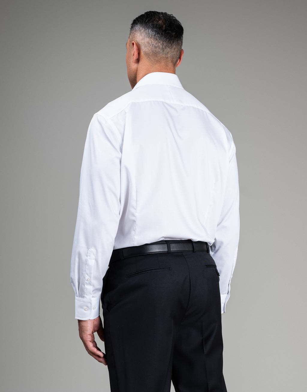 Sinatra White Fine Twill Shirt