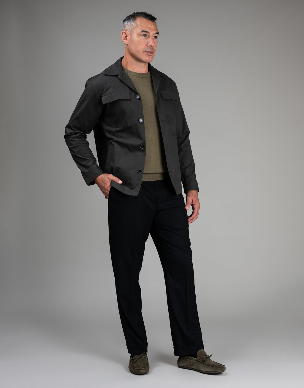 Evans Jet Black Trouser
