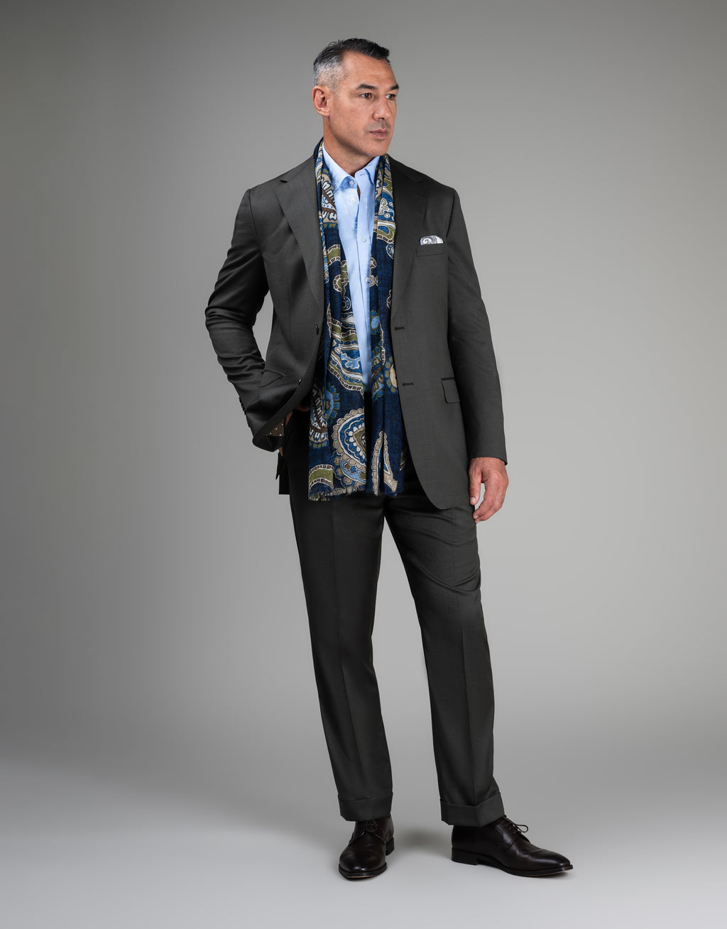 Evans Olive Green Twill Suit Trouser
