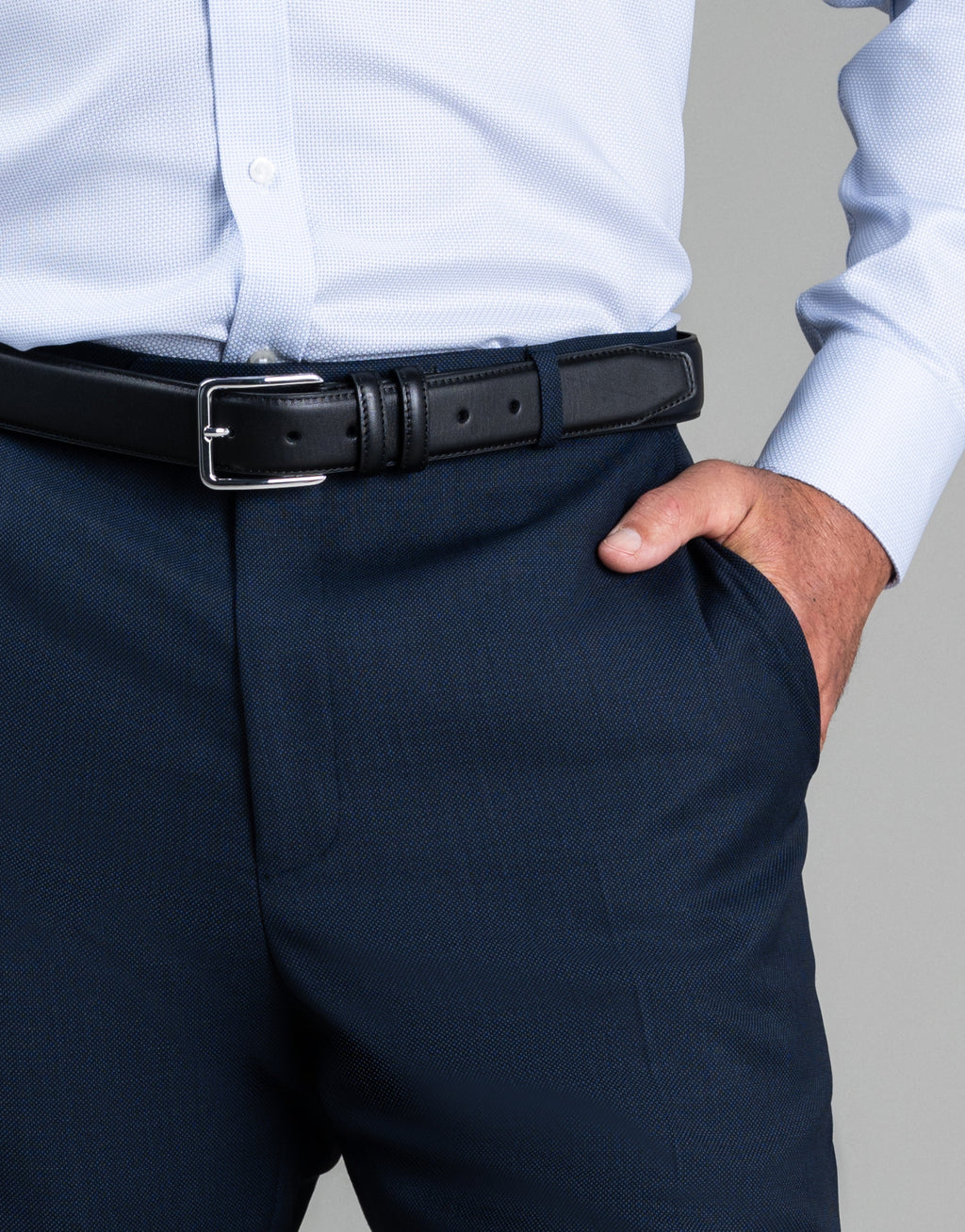 Hollywood Navy Birdseye Suit Trouser