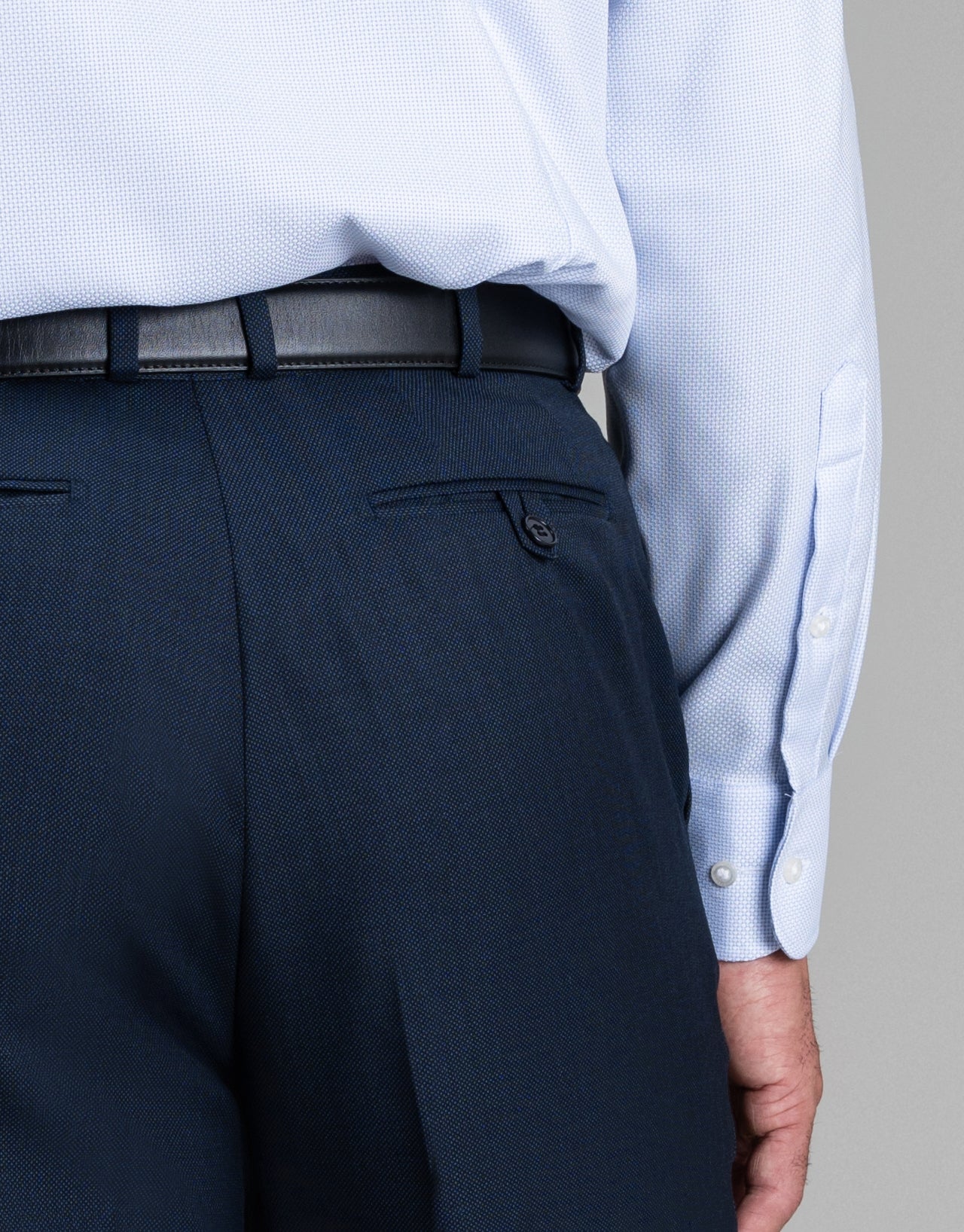 Hollywood Navy Birdseye Suit Trouser