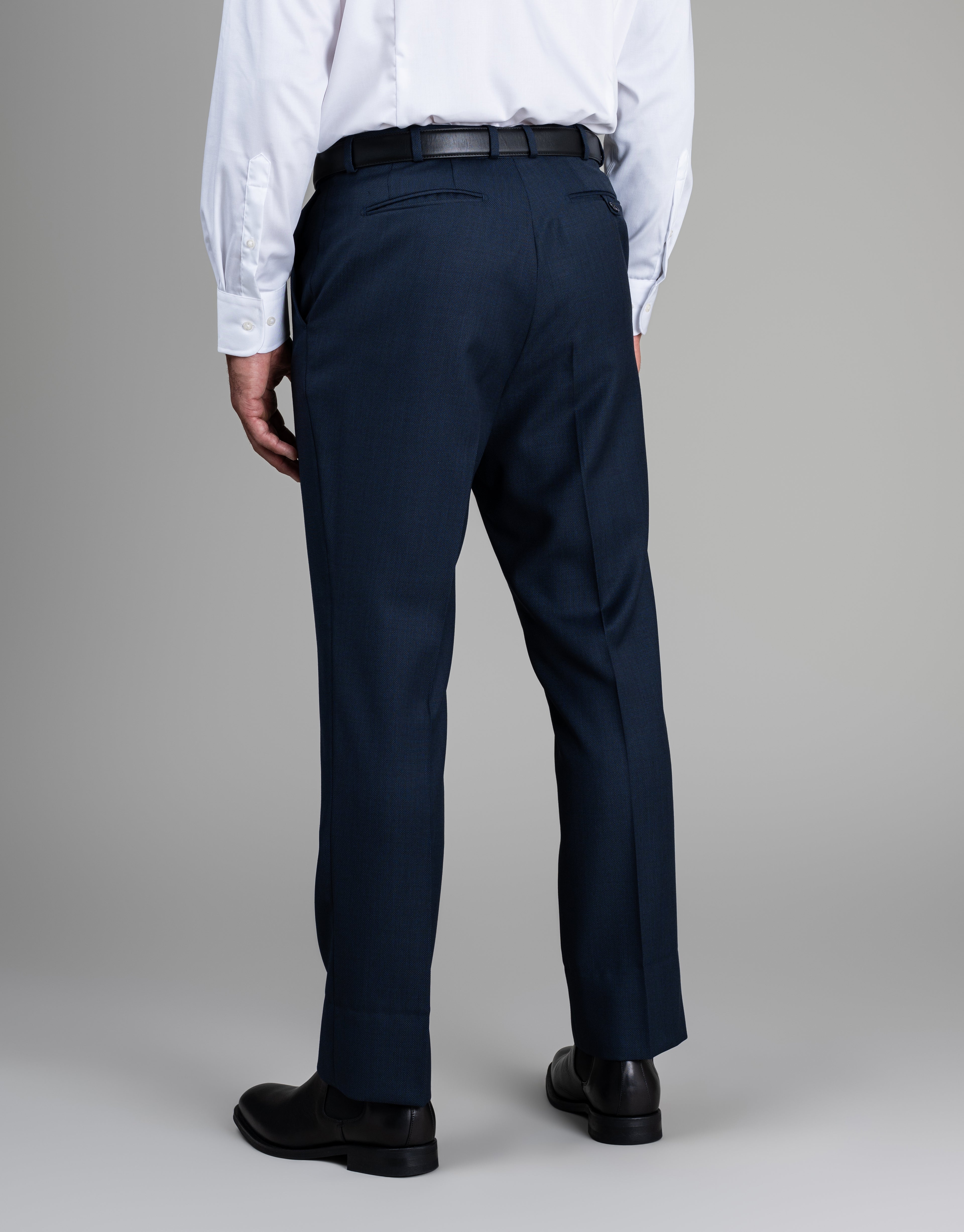 Hollywood Navy Birdseye Suit Trouser