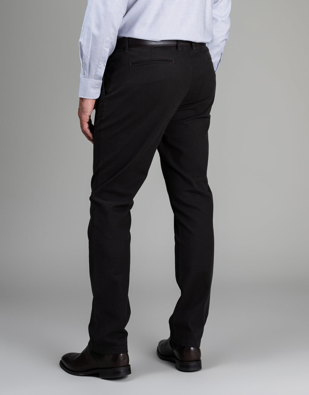 Tyler Dark Brown Birdseye Chinos