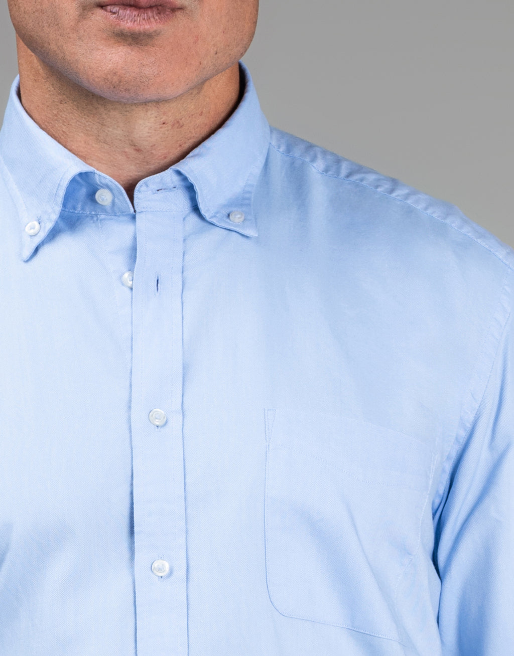 Ohope Blue Oxford Button Down Shirt