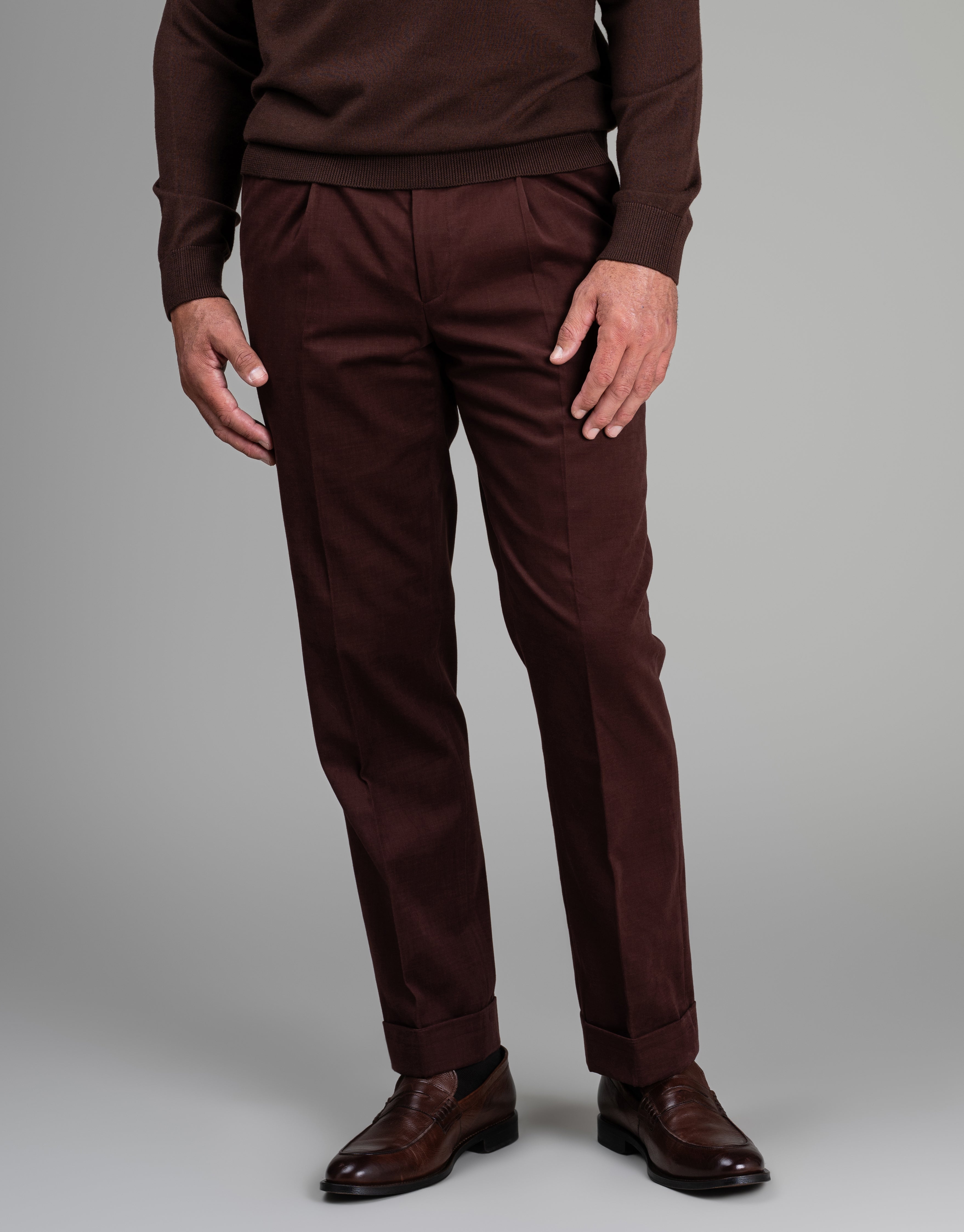 Cyprus Maroon Cotton-Cashmere Suit