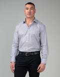 Sinatra Taupe Brown Check Shirt