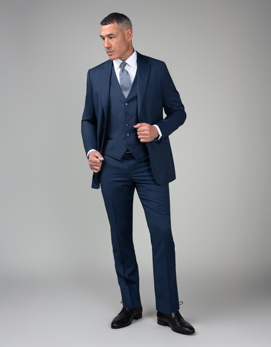 Cumbria Blue Nailhead Suit Jacket