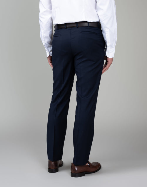 Lotus Navy Twill Suit Trouser