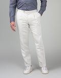 Crete Beige Linen-Cotton Trouser