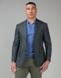 Cooper Forest Green & Navy Check Blazer