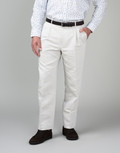 Crete Beige Linen-Cotton Trouser