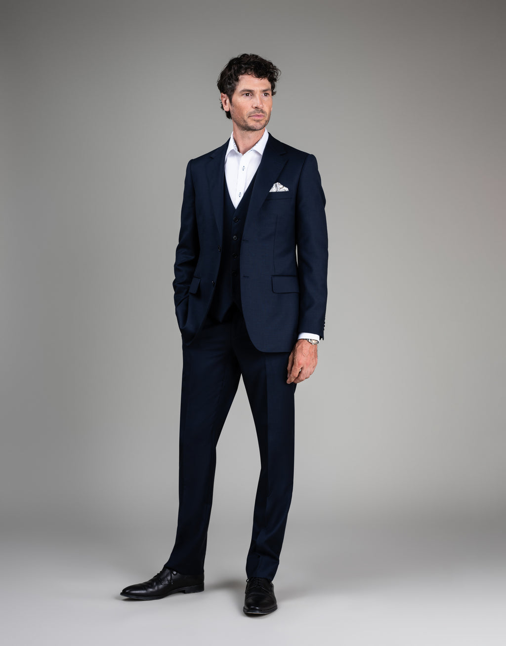 Lotus Navy Suit Trouser