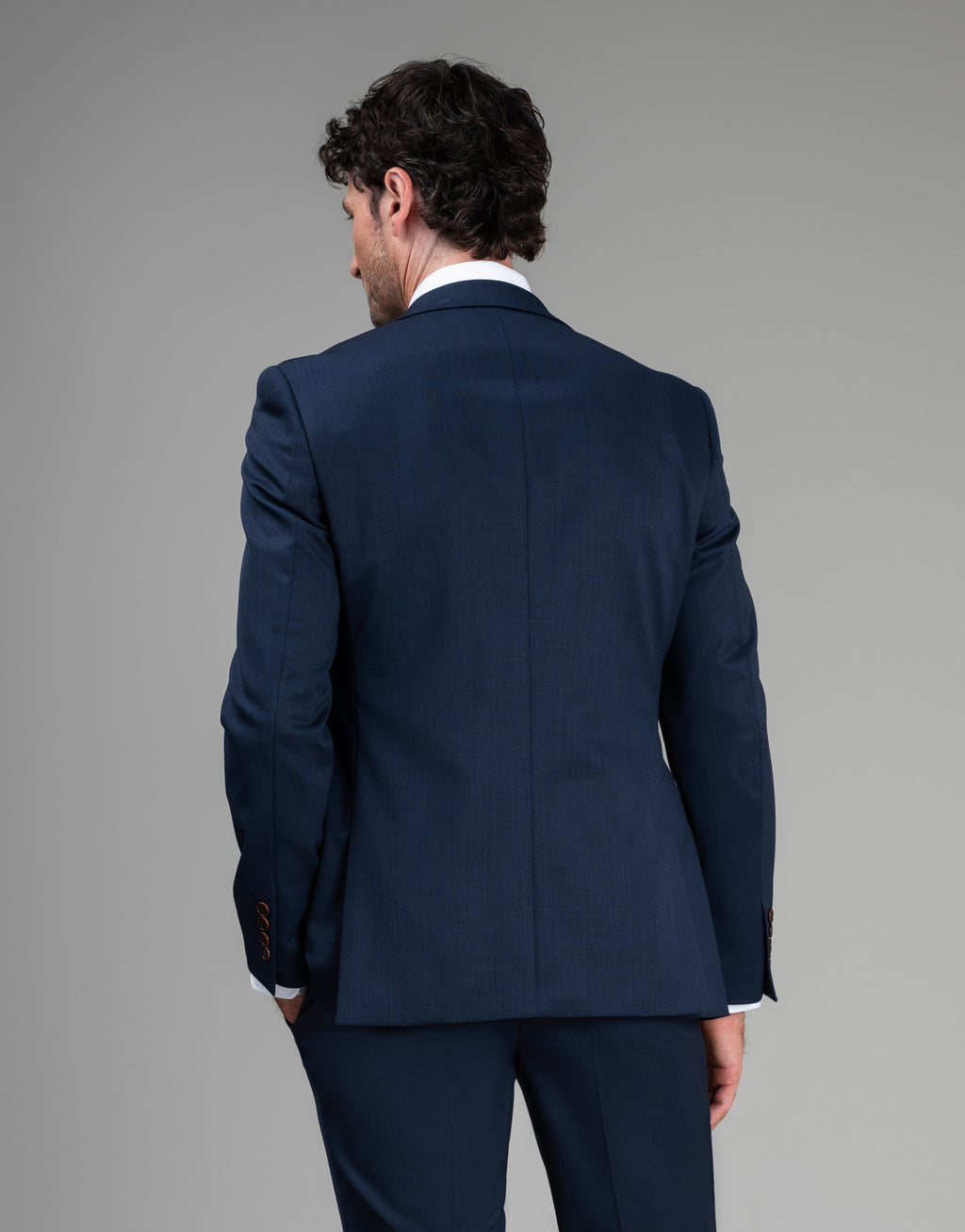 Fresh Navy Suit Jacket
