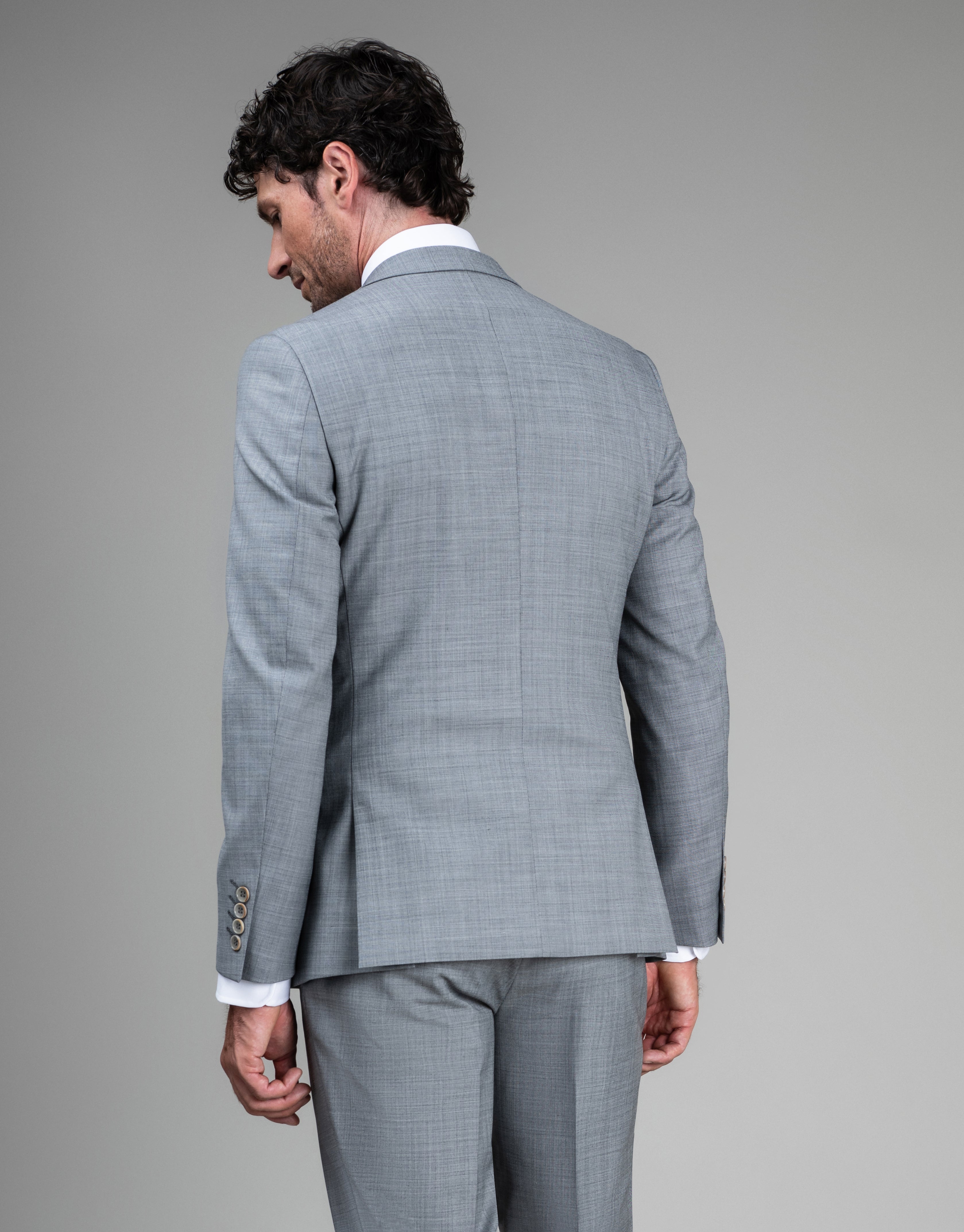 Fresh Light Grey Suit Jacket
