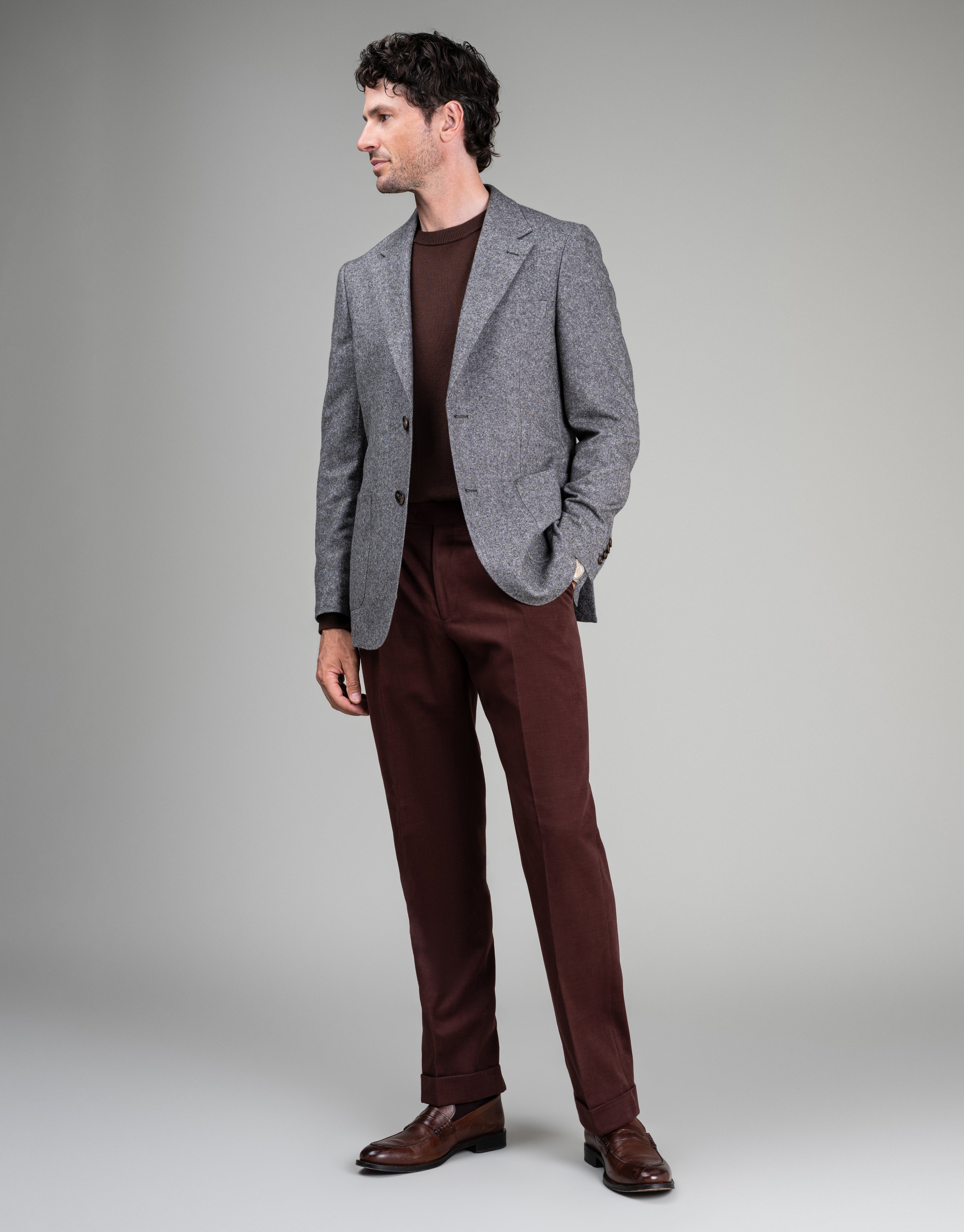 Malta Taupe Brown Marle Blazer