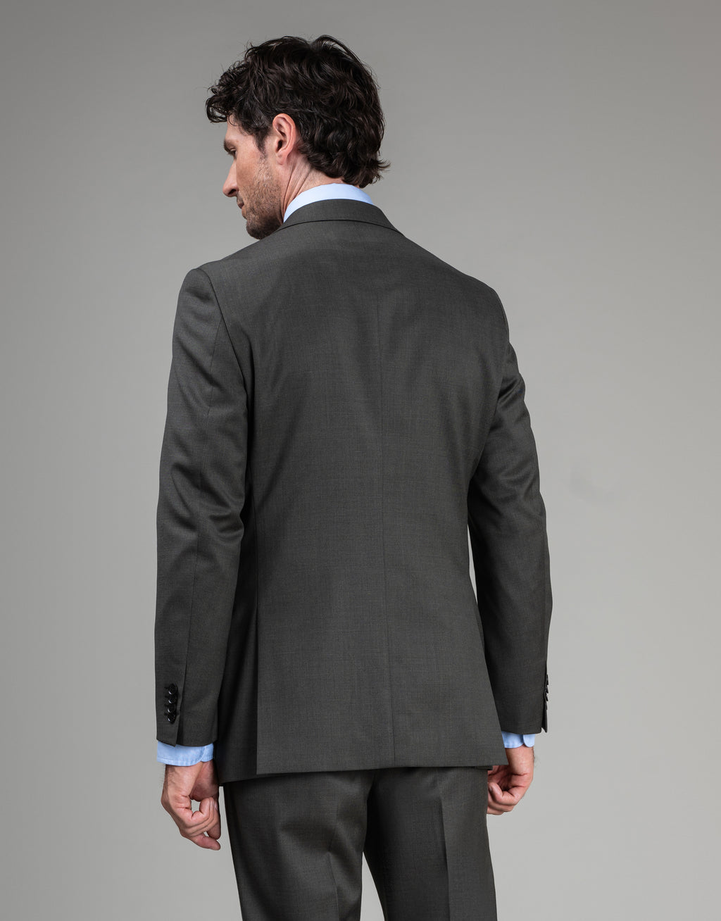 Cyprus Olive Green Twill Suit Jacket