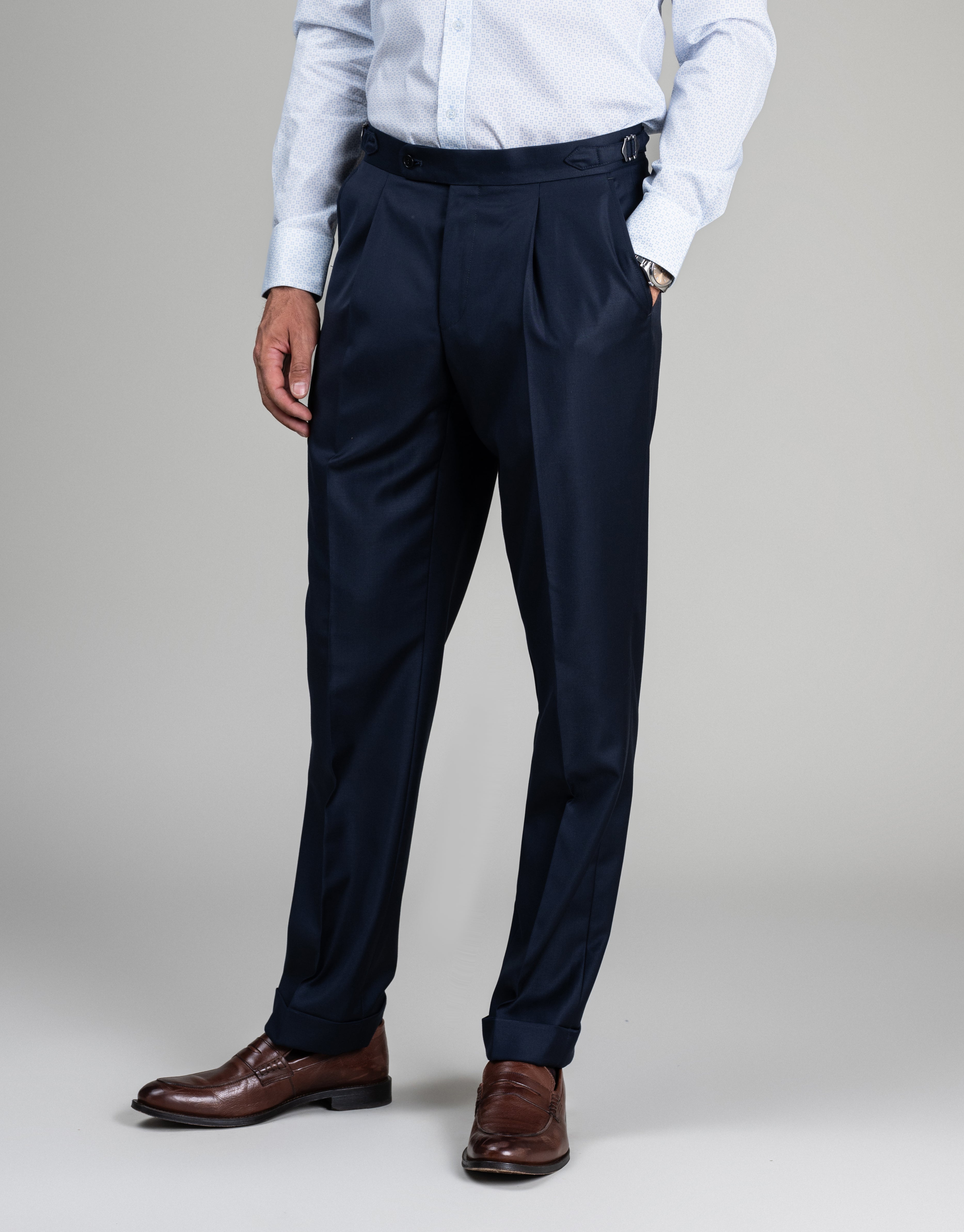 Evans Navy Twill Trouser