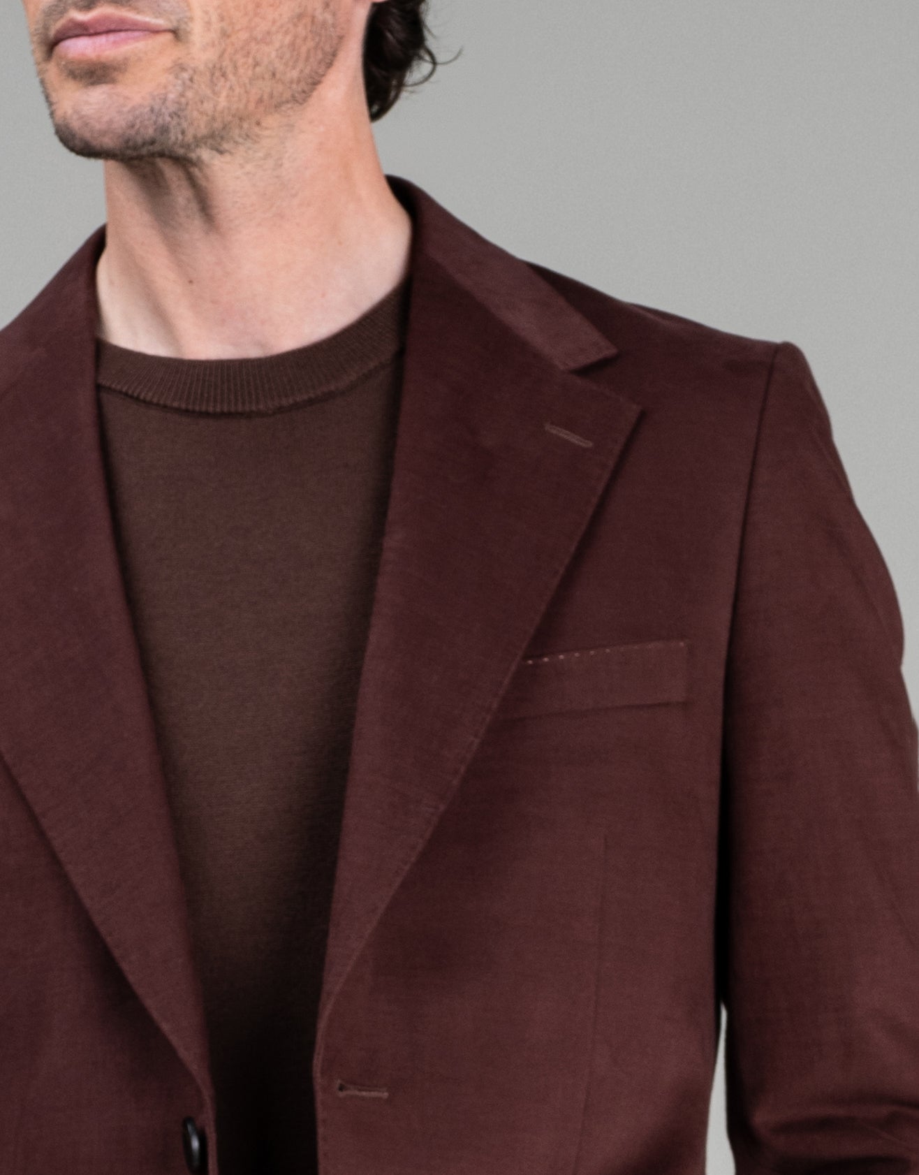 Cyprus Maroon Cotton-Cashmere Suit