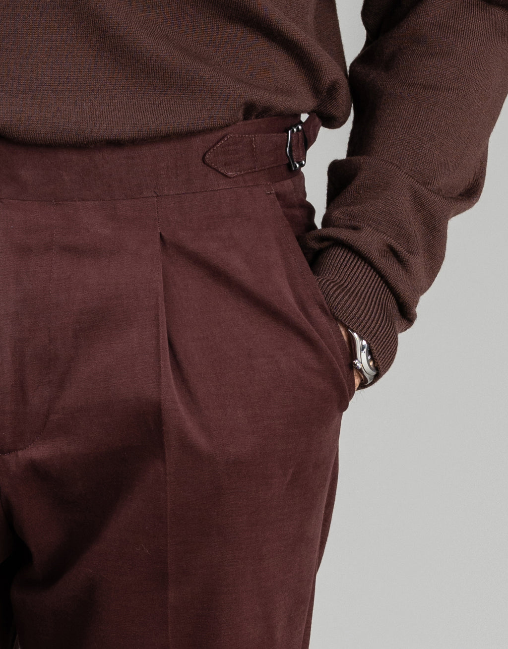 Cyprus Maroon Cotton-Cashmere Suit
