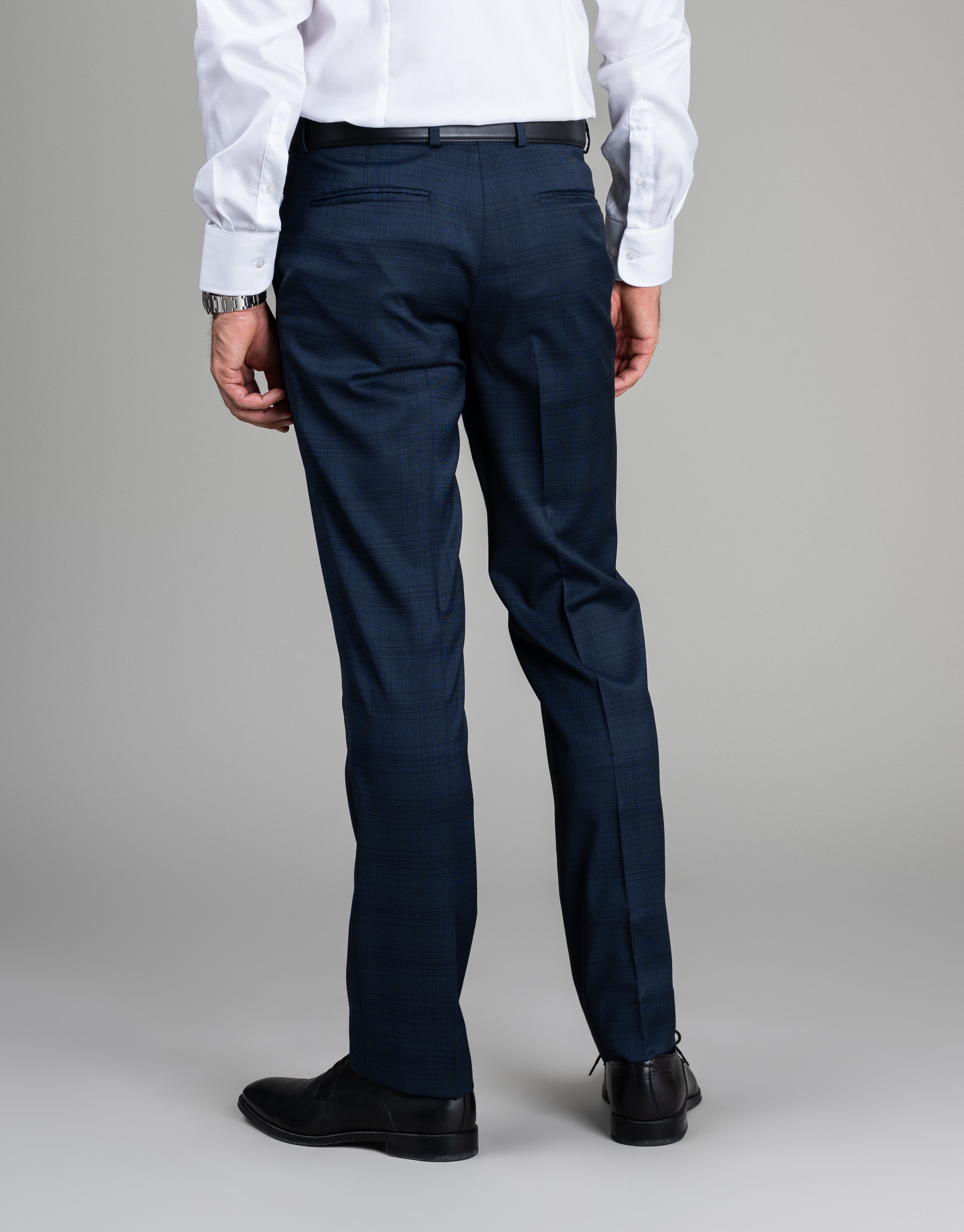 Cooper blue check suit