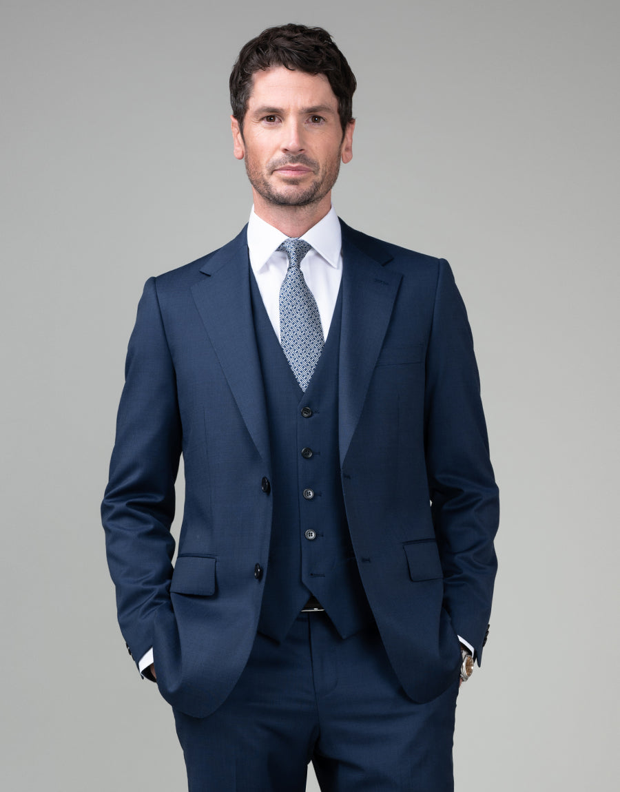 Cooper Blue Nailhead Suit Jacket