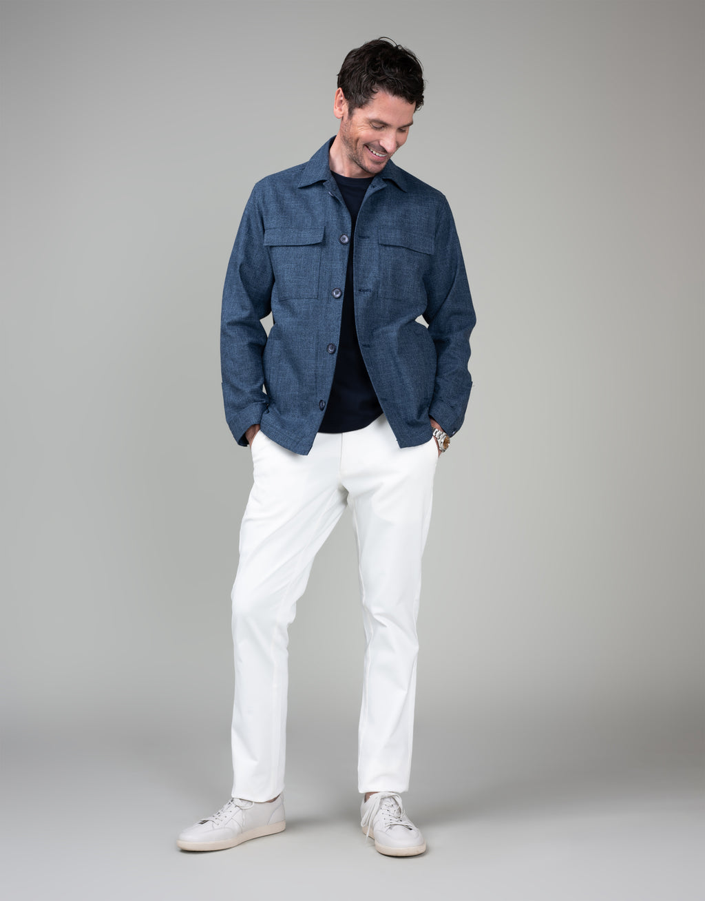Tyler White Twill Chinos