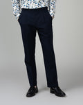 Evans Navy Seersucker Trouser