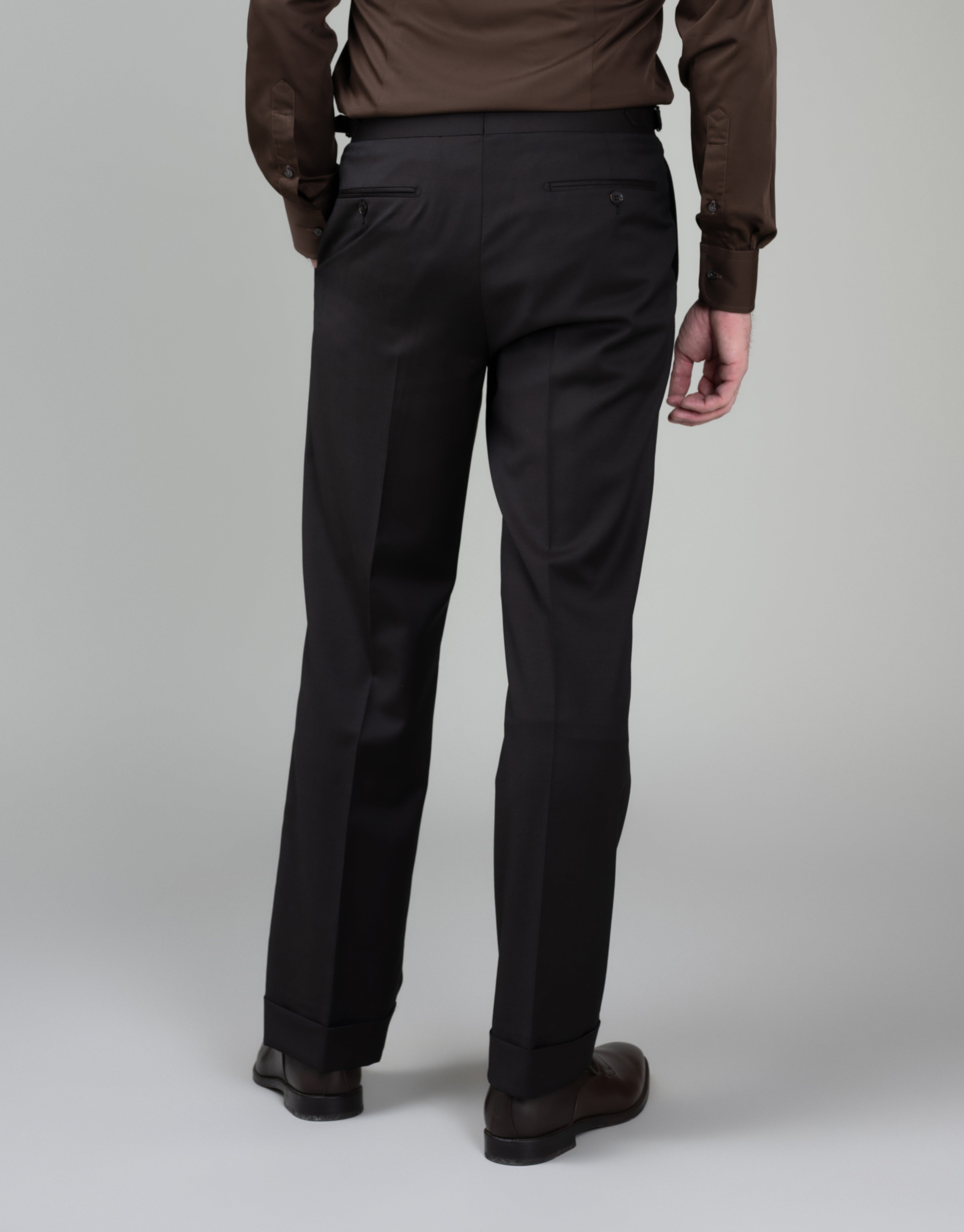 Evans Chocolate Brown Trouser