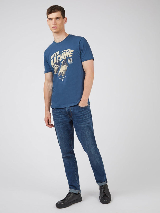 Ben Sherman Speed Machine Dark Blue T-Shirt