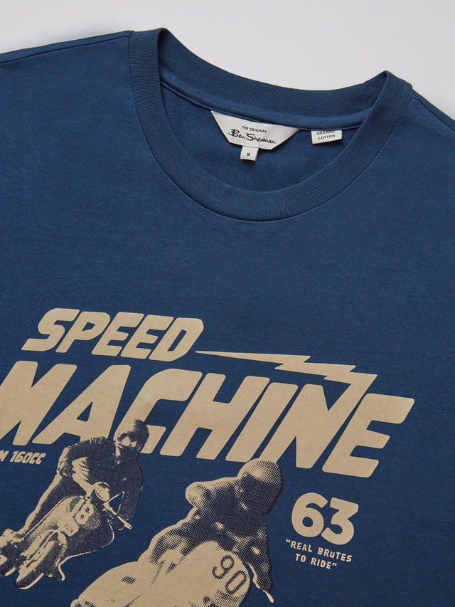 Ben Sherman Speed Machine Dark Blue T-Shirt