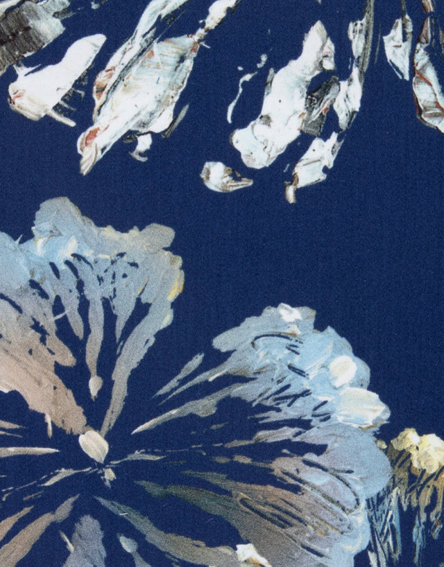 Waihi Blue Floral Short Sleeve Shirt